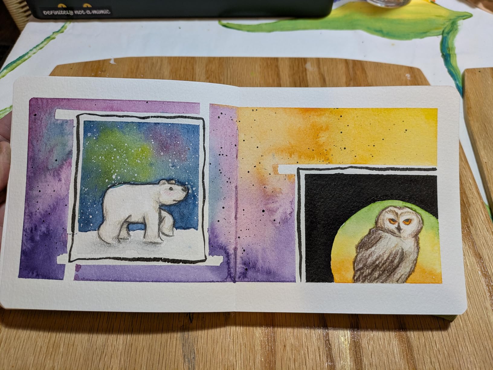 Fuumuui Watercolor Sketchbook 7.6