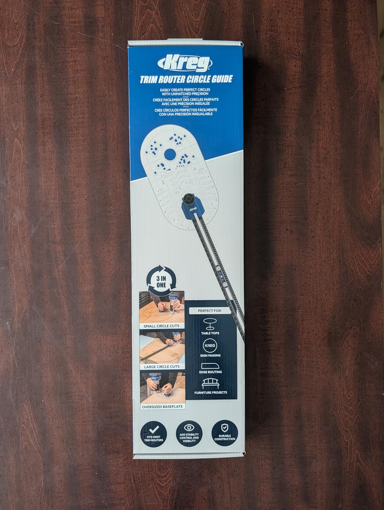 Kreg Trim Router Circle Guide, Wood Router, Fits Most Trim Routers customer photo 2