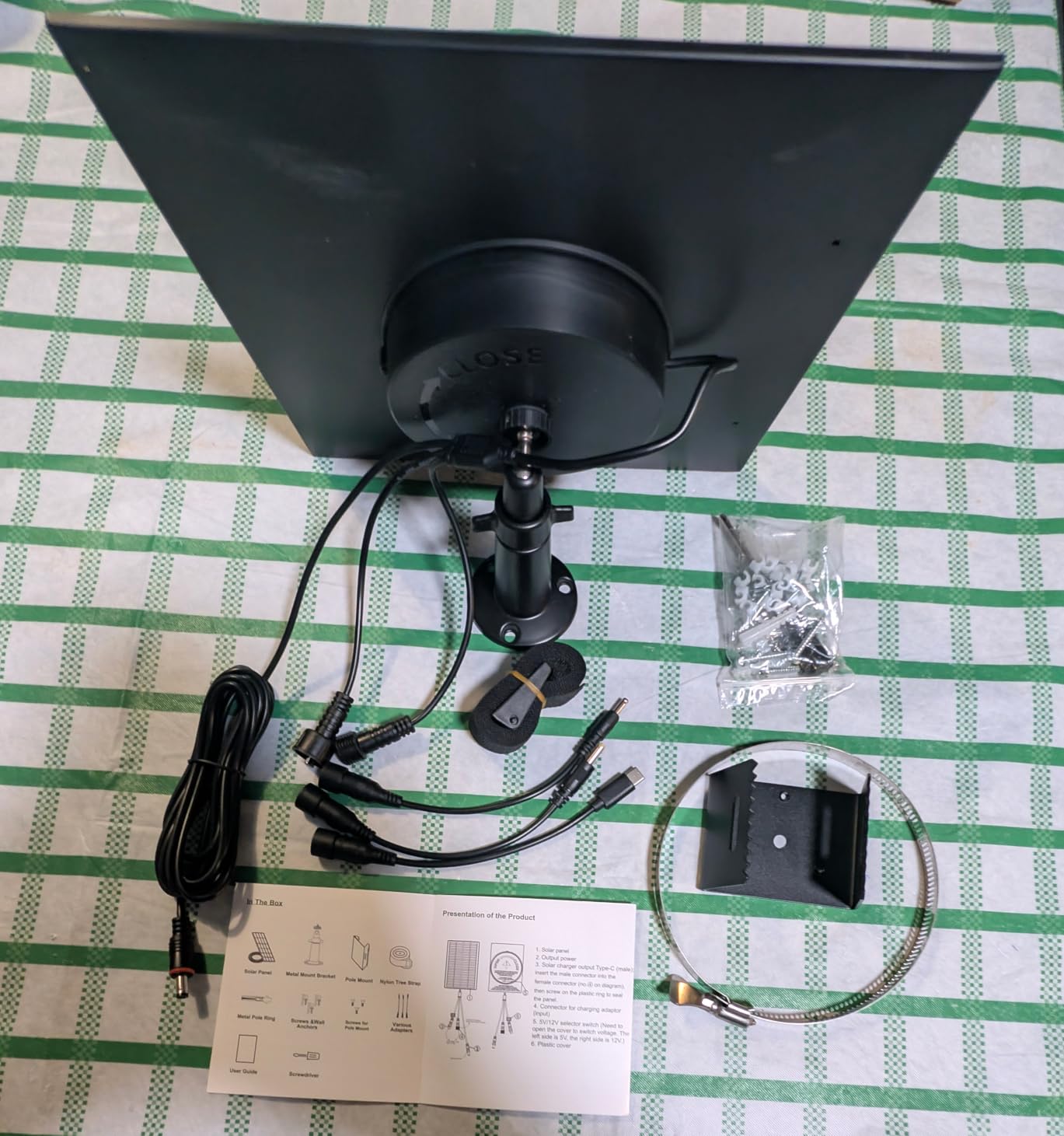 10W Solar Panel with 10400mAh Battery for Trail Cameras customer photo 2