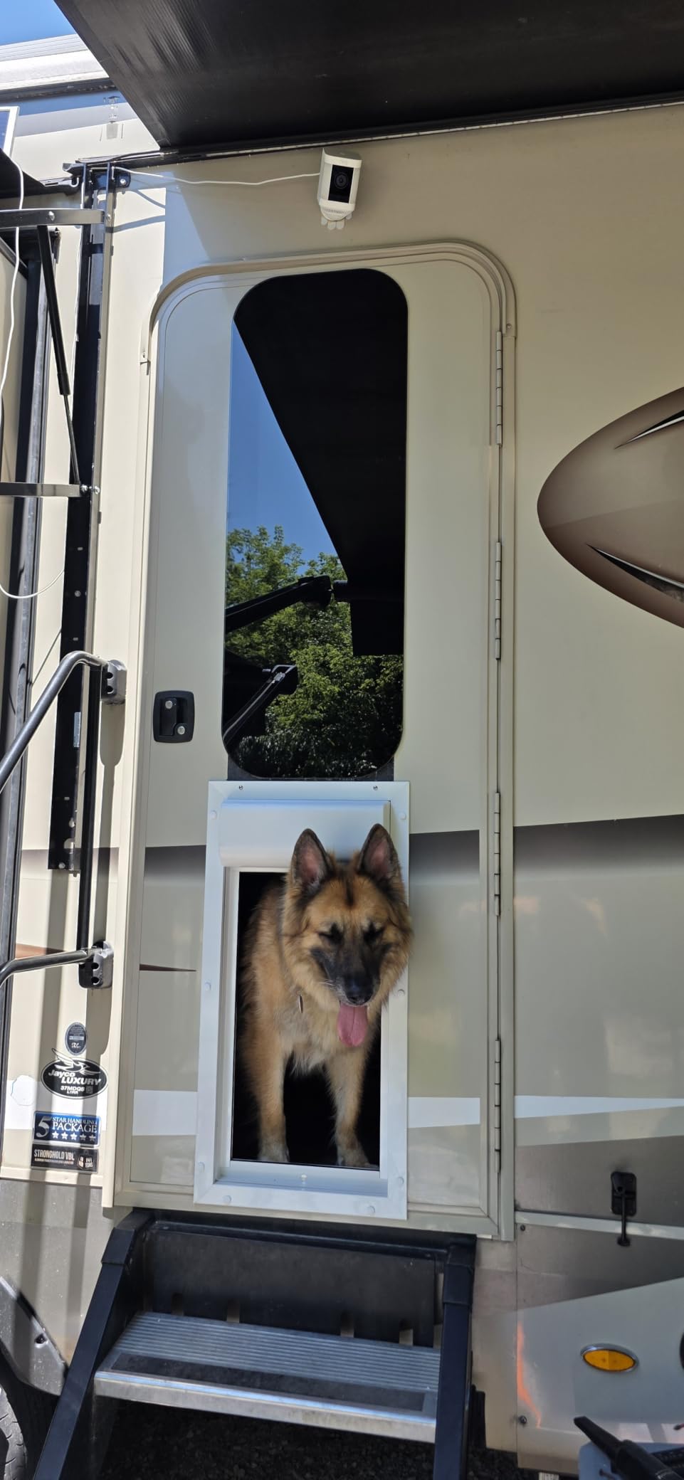 Power Pet Smart Roll Up Automatic Dog Door, WiFi (X-Large, Door Mount) customer photo 2