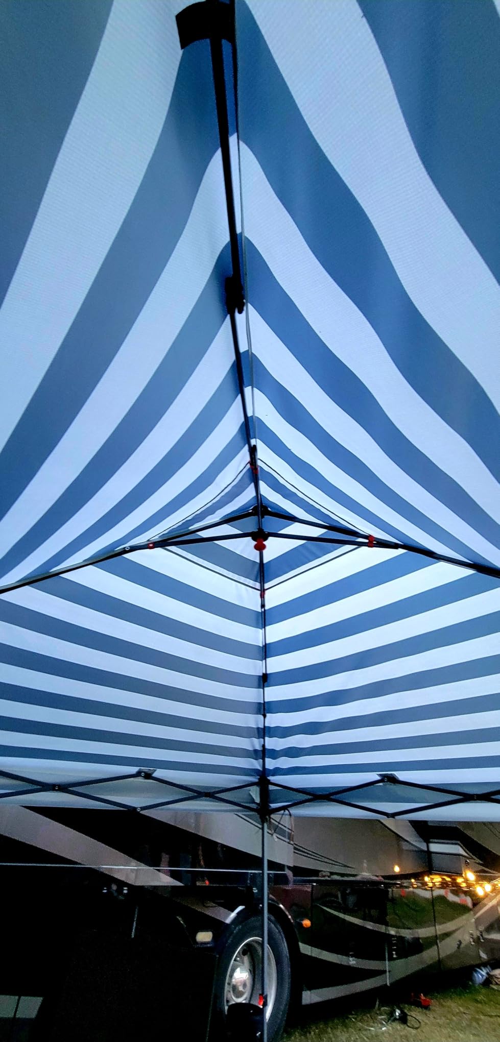 ABCCANOPY 10x10 Pop Up Canopy Tent, 2 Sidewalls, All-Weather Shade, Black customer photo 1