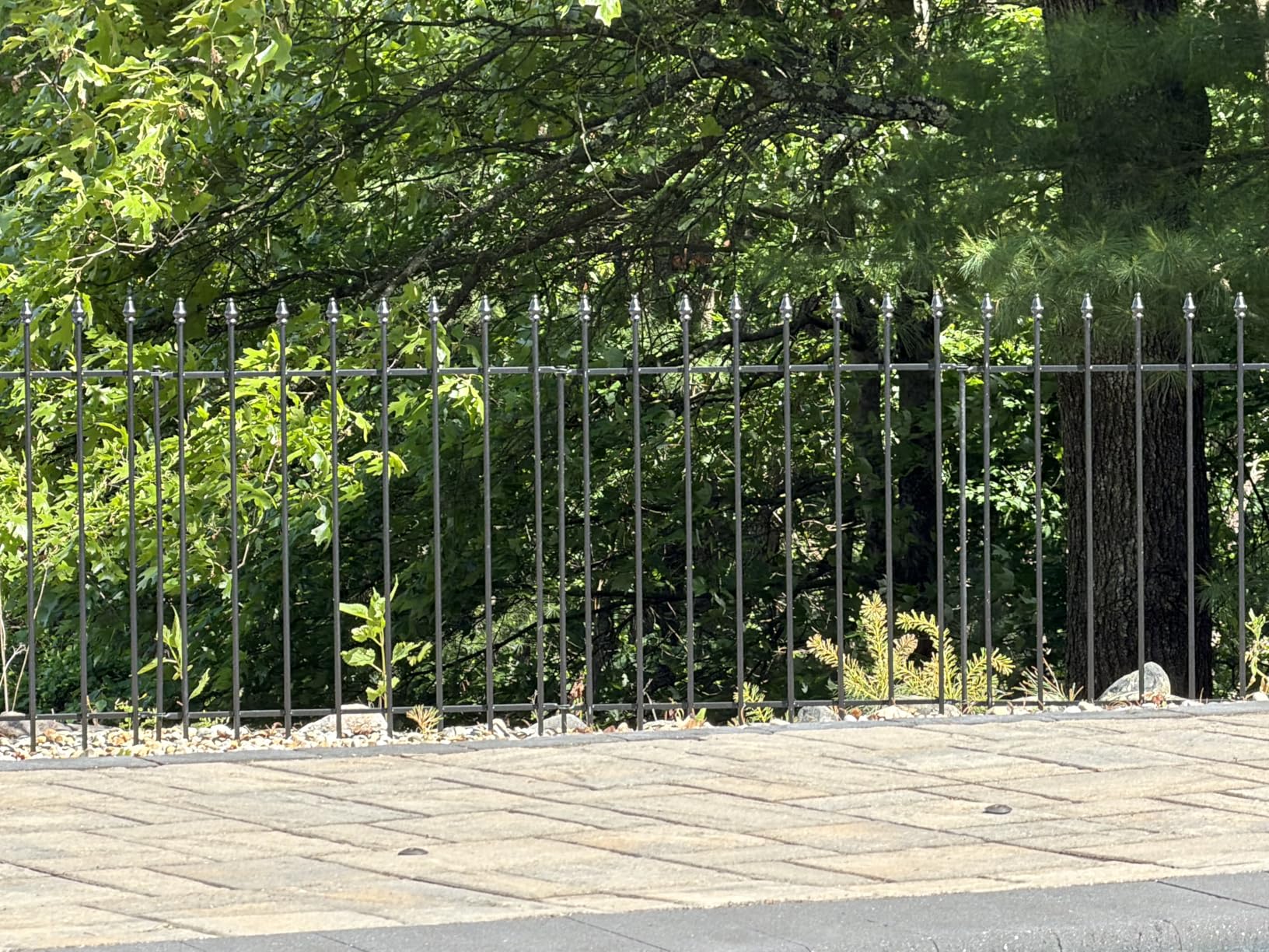 10-Panel Heavy-Duty Tall Metal Fence, 40in H x 27in L, Thickened Hollow Iron Tubes, Ultimate Security for Large Dogs, Pools & Privacy customer photo 1