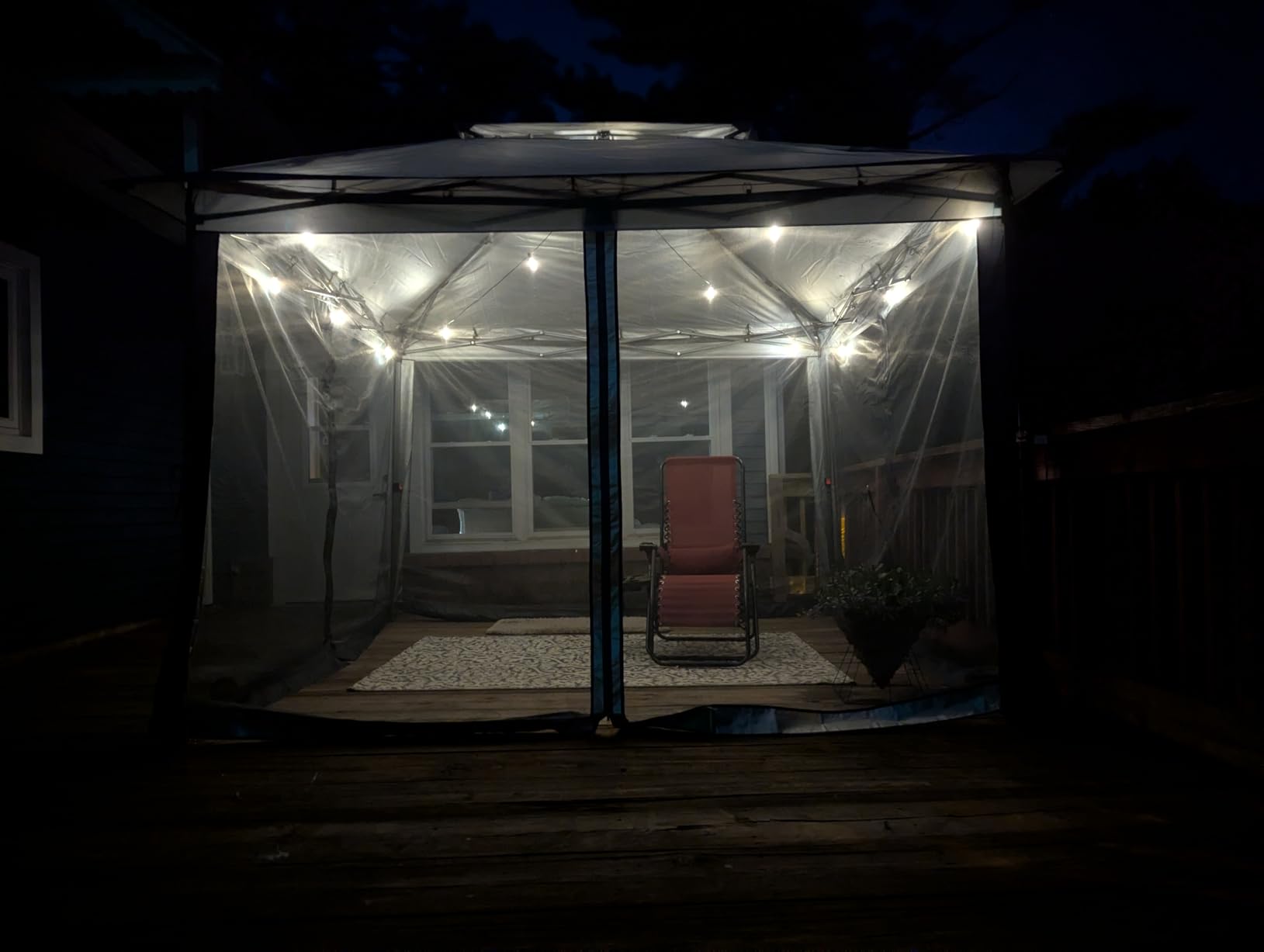 ABCCANOPY Pop Up Gazebo 11x11 with Mosquito Netting, Dark Gray customer photo 1