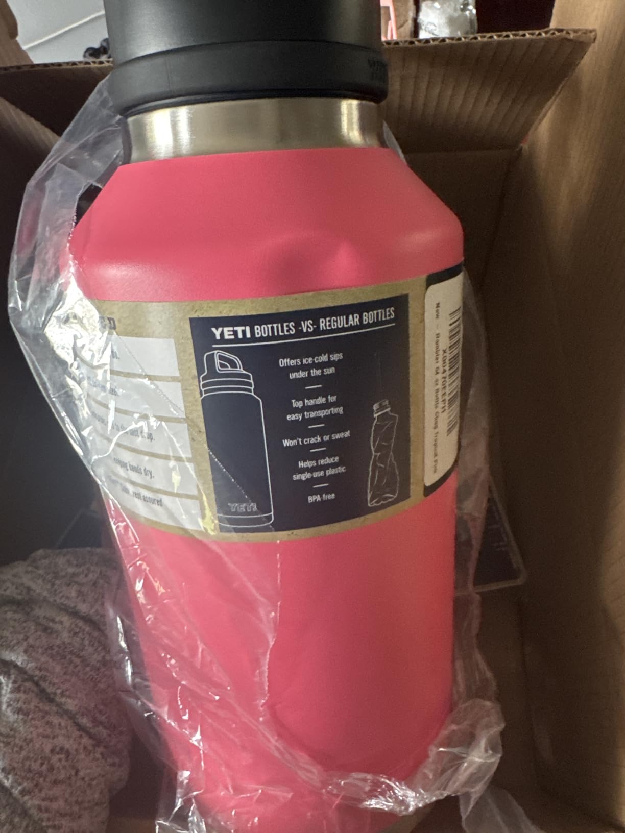 YETI Rambler 64 oz Bottle with Chug Cap, Royal Blue customer photo 1