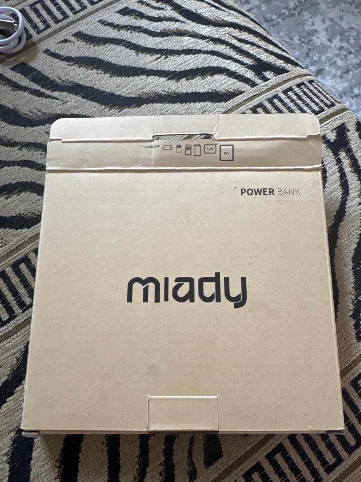 Miady 2-Pack Portable Charger, Slim 10000mAh Power Bank Travel Battery Pack customer photo 1