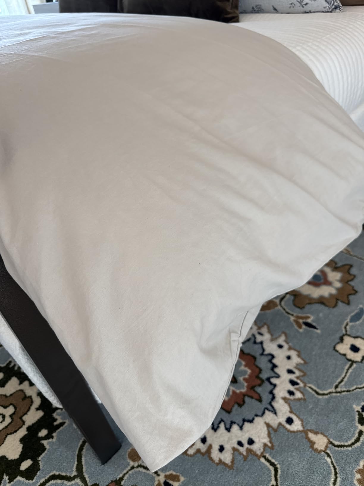 Shilucheng 100% Linen Queen Duvet Cover Set, Linen customer photo 1