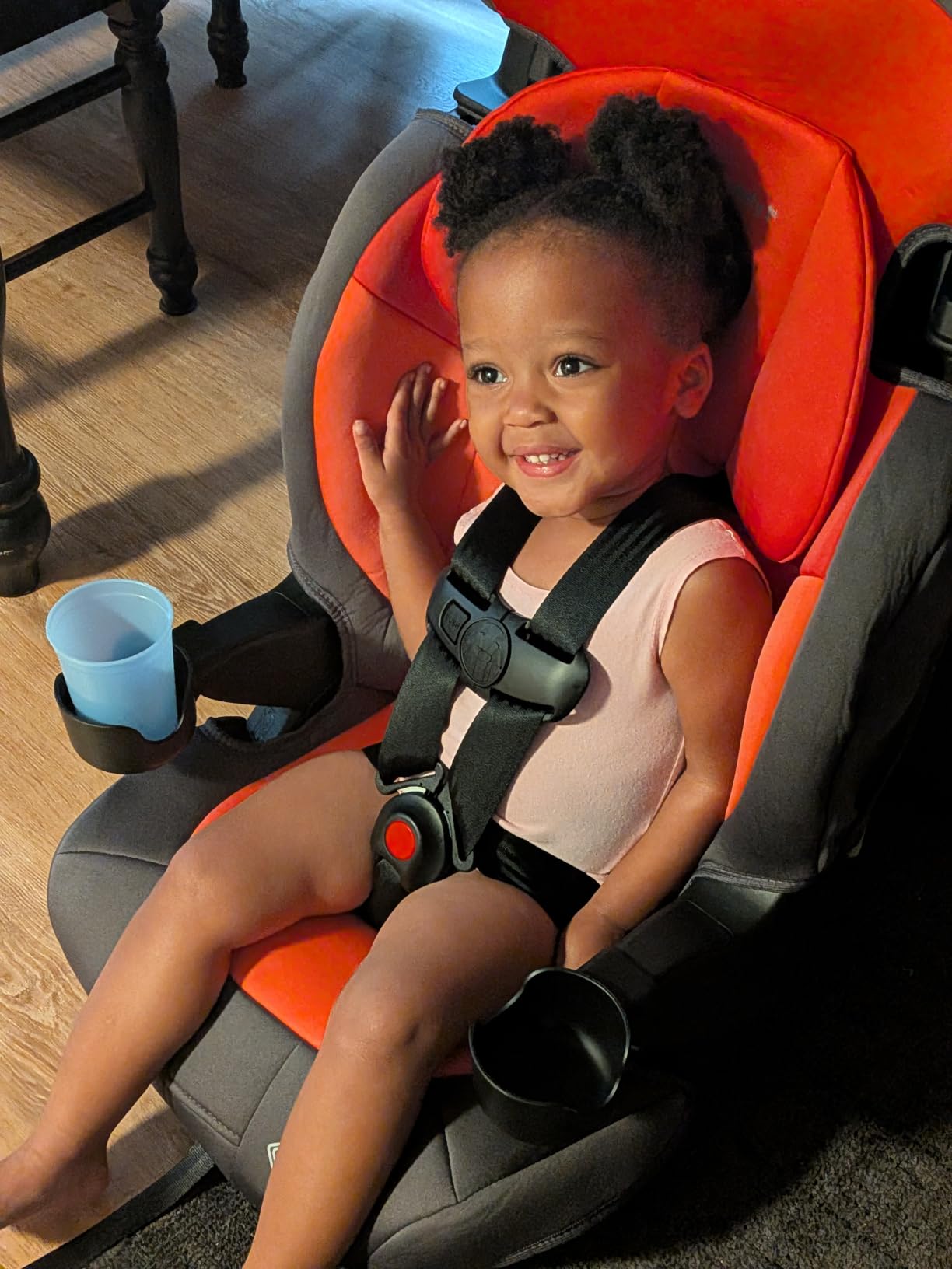 Safety 1st Grand 2-in-1 Booster Car Seat, Converts from High Back to Belt-Positioning Booster, High Back Seat for Kids 40-65, and Belt-Positioning 40-100 Pounds, Black Sky customer photo 2