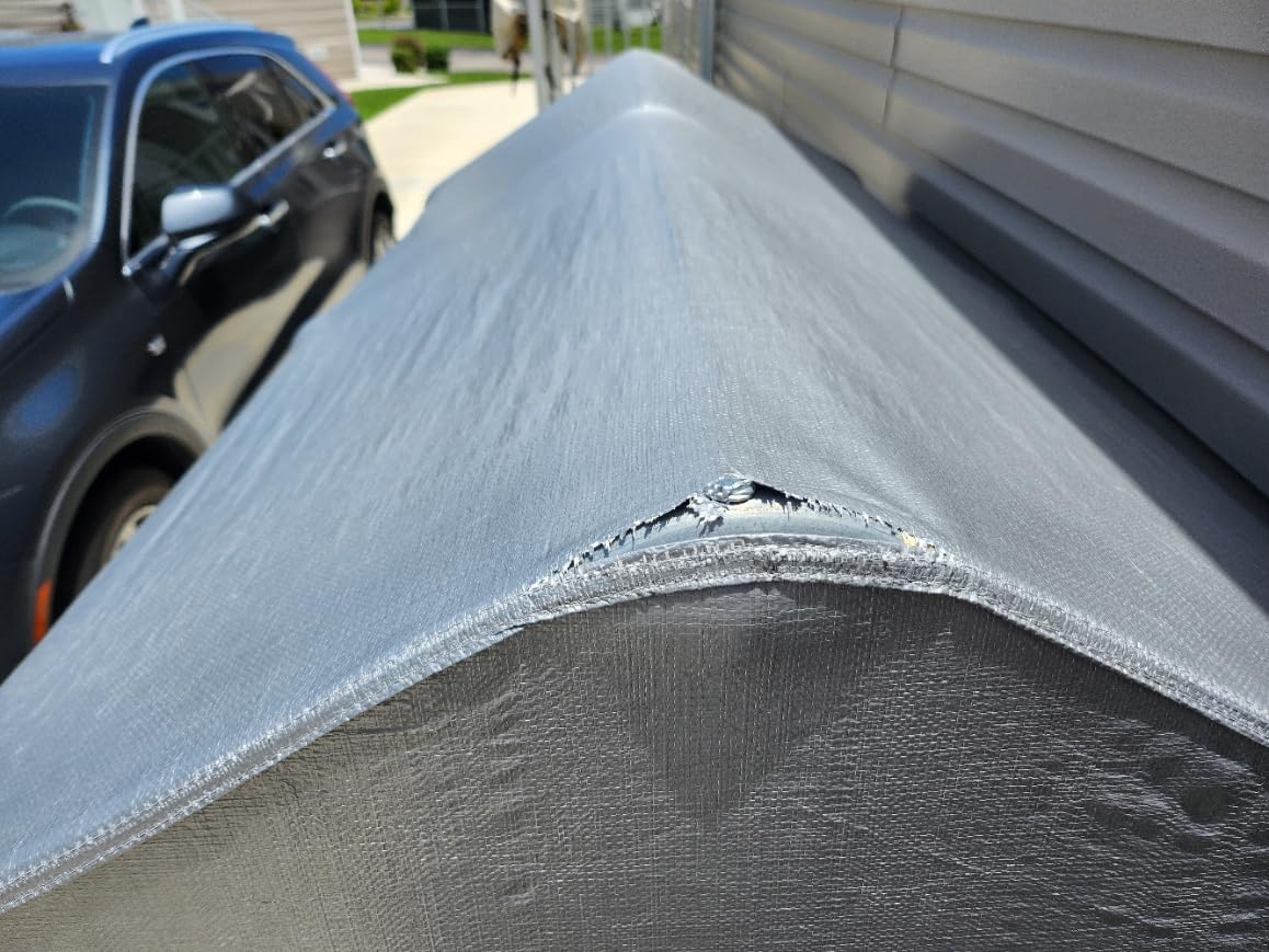 Flamaker Small Portable Shed Bike Tent 420D Oxford Fabric 4000PU, Sliver customer photo 1