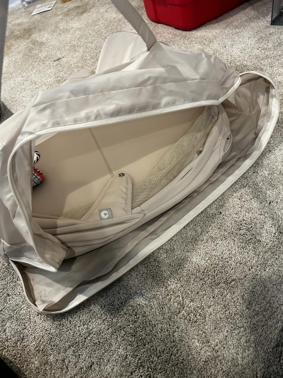 Boppy Cozy Cabana Portable Bassinet, Easy Baby Travel Bed, Sun Shade, 0-5m customer photo 2