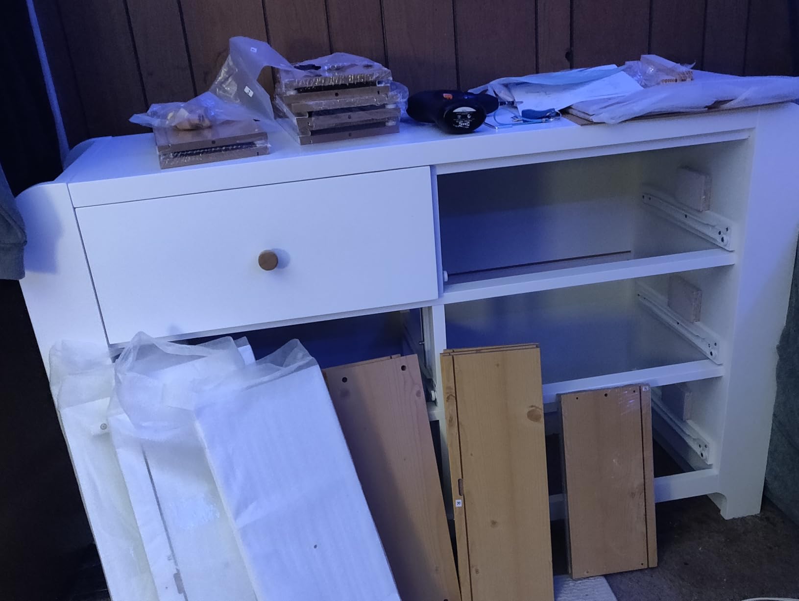 Graco Read-with-Me 3 Drawer Chest with Removable Changing Topper, Driftwood customer photo 2