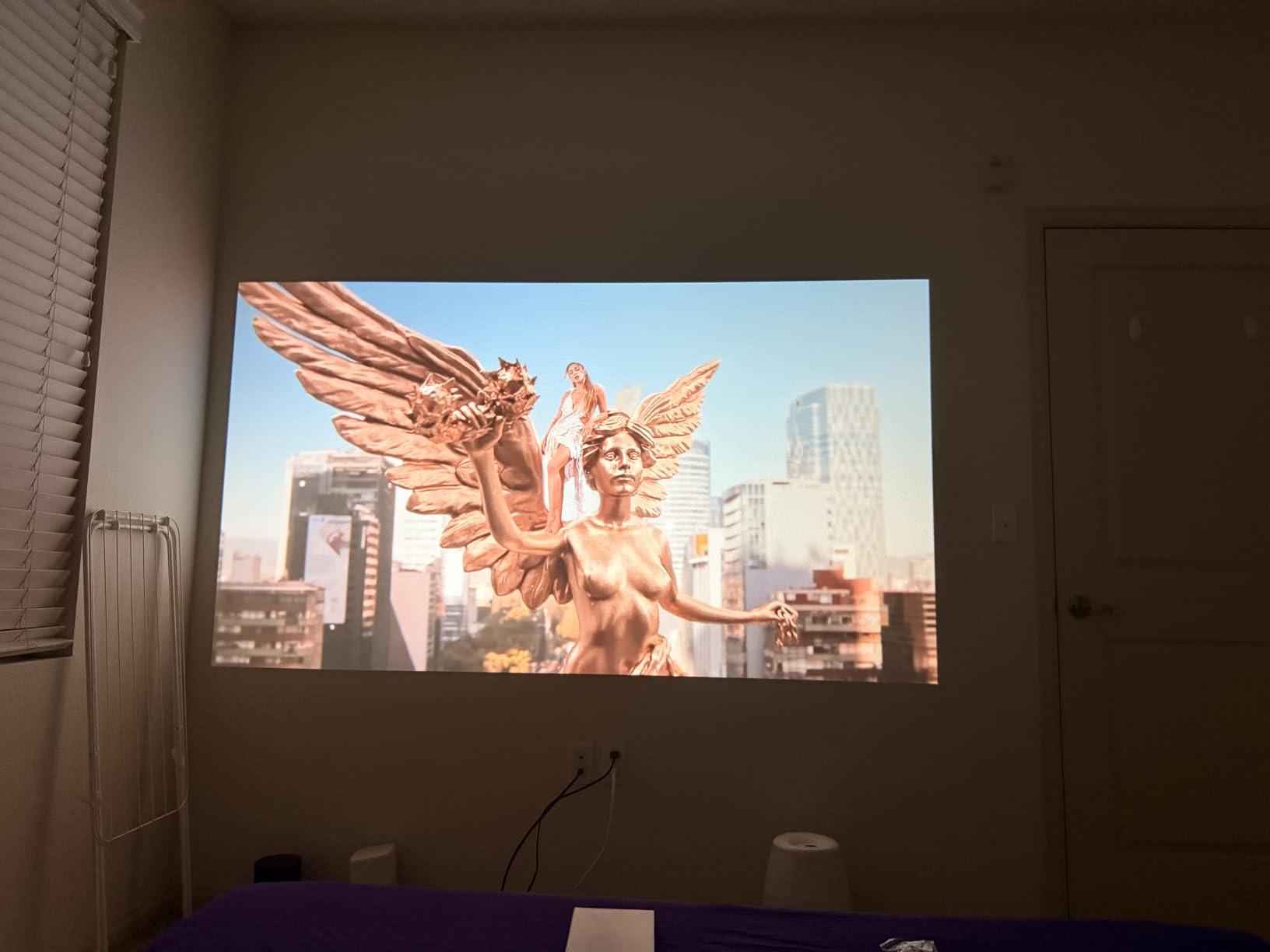 GOODEE Mini Projector [Official Licensed Google TV] Built-in Apps customer photo 2