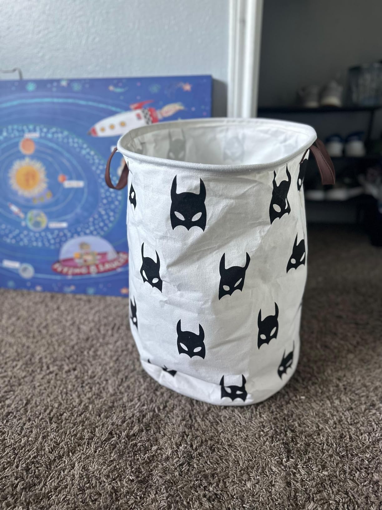 Kids Laundry Basket Baby Hamper for Nursery Storage Bin Organizer (Animal) customer photo 1