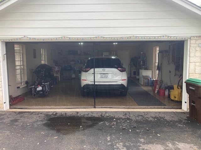 FEGO Gargae Door Screen for Winter 18X8FT, Garage Door Insulation Kit, Thermal Insulated Door Curtain Waterproof Oxford&Thick Cotton Filling, Windproof&Keep Warm, Privacy Protection & Self-Close customer photo 1