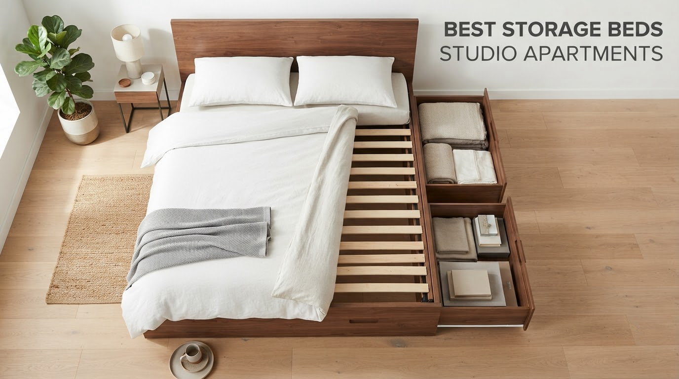 best storage beds for studio apartments