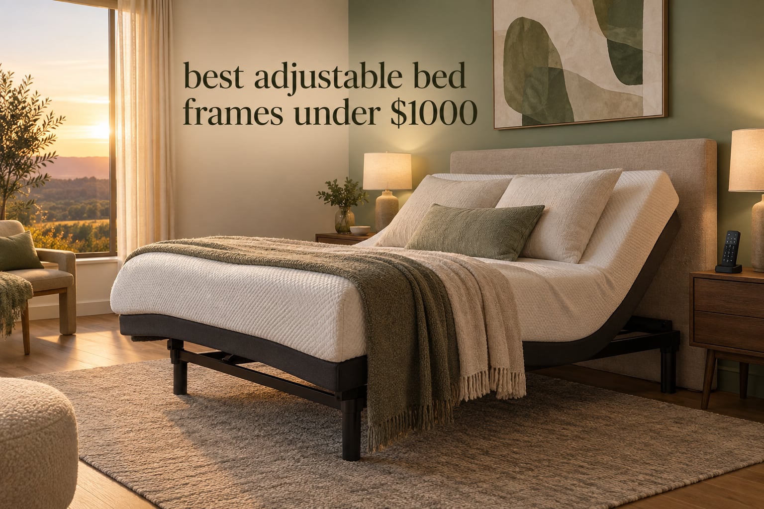 best adjustable bed frames under $1000