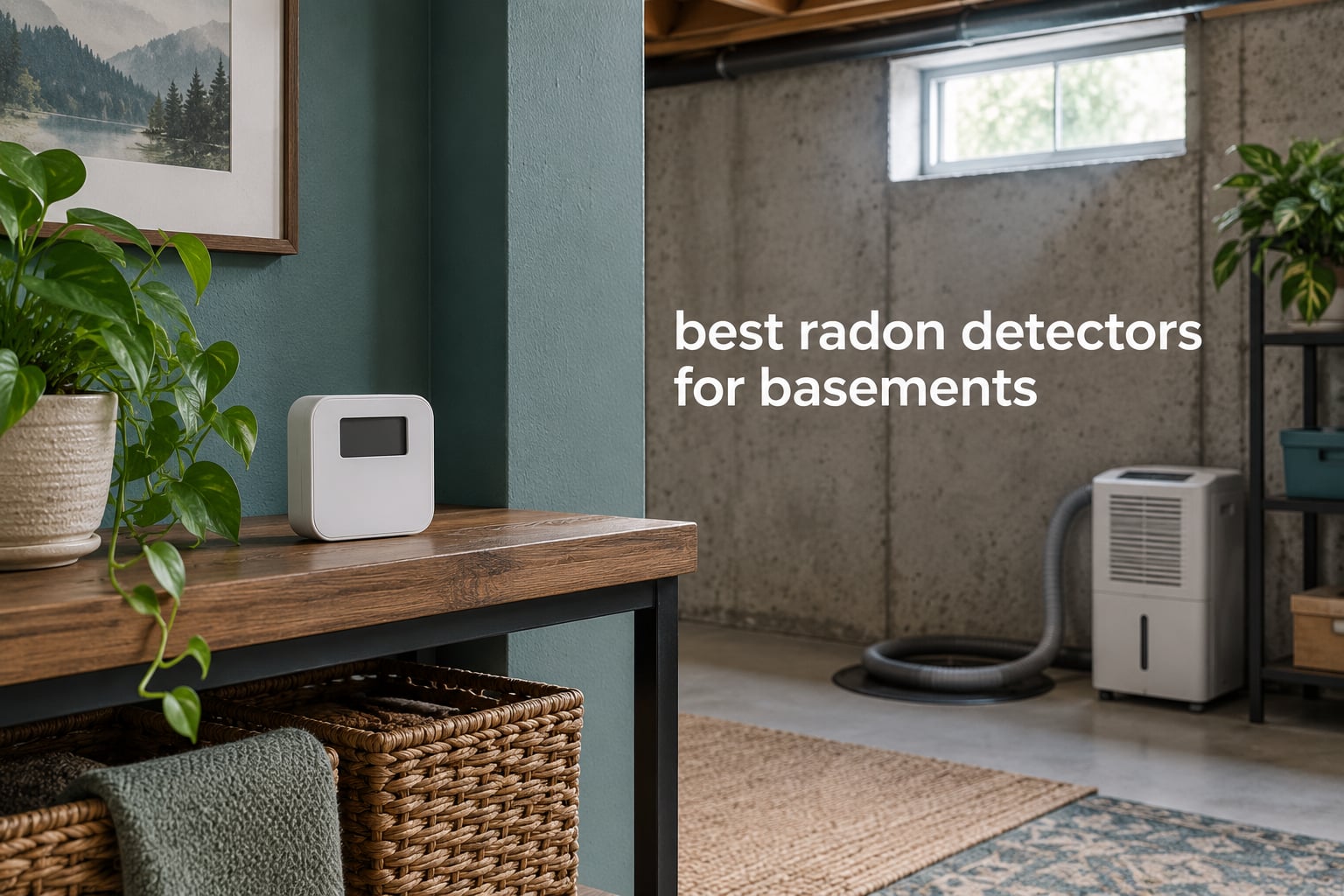 best radon detectors for basements