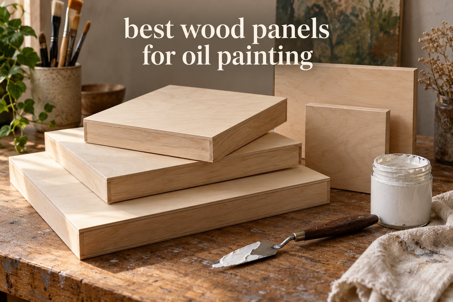 best wood panels for oil painting