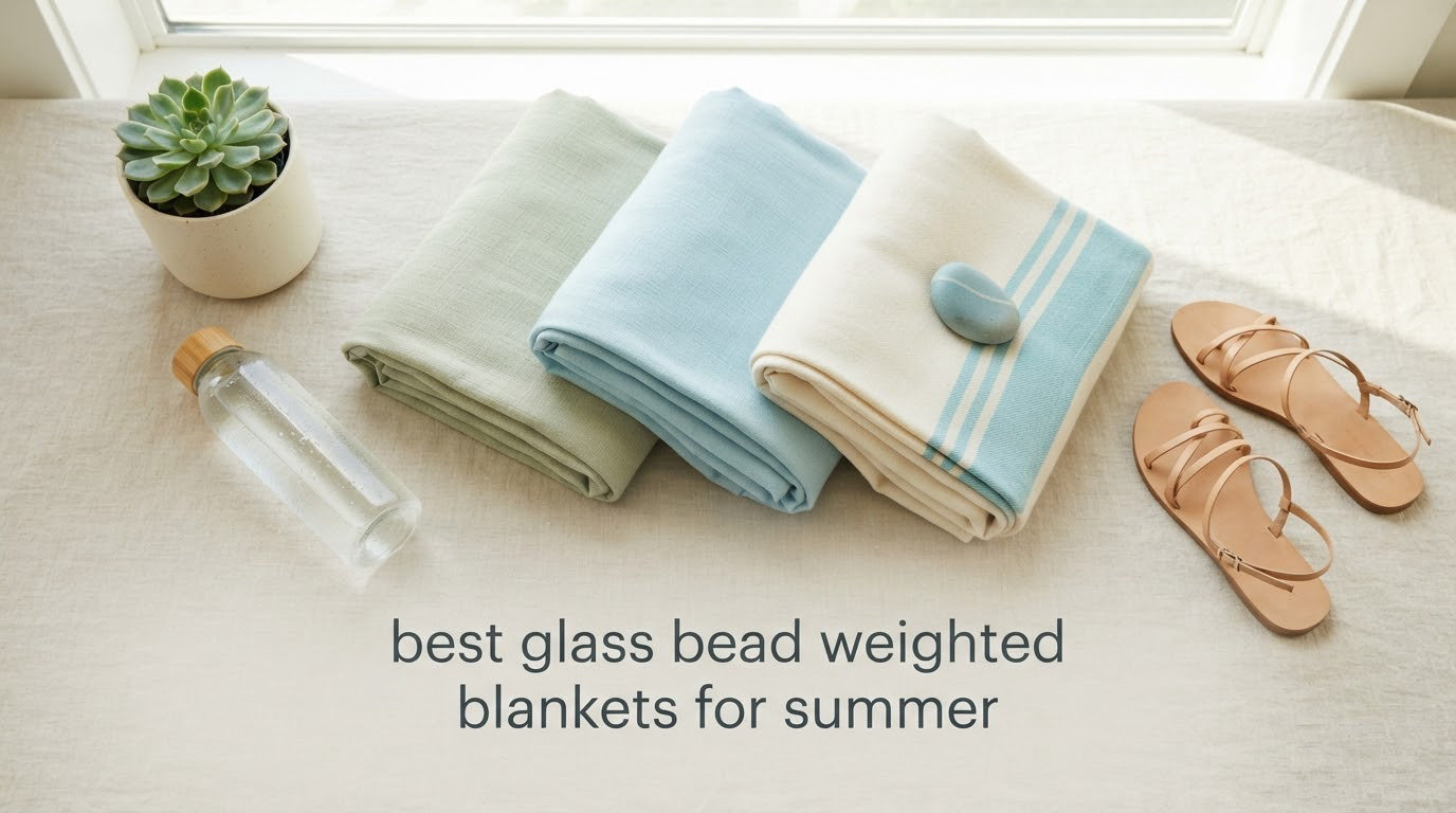 best glass bead weighted blankets for summer