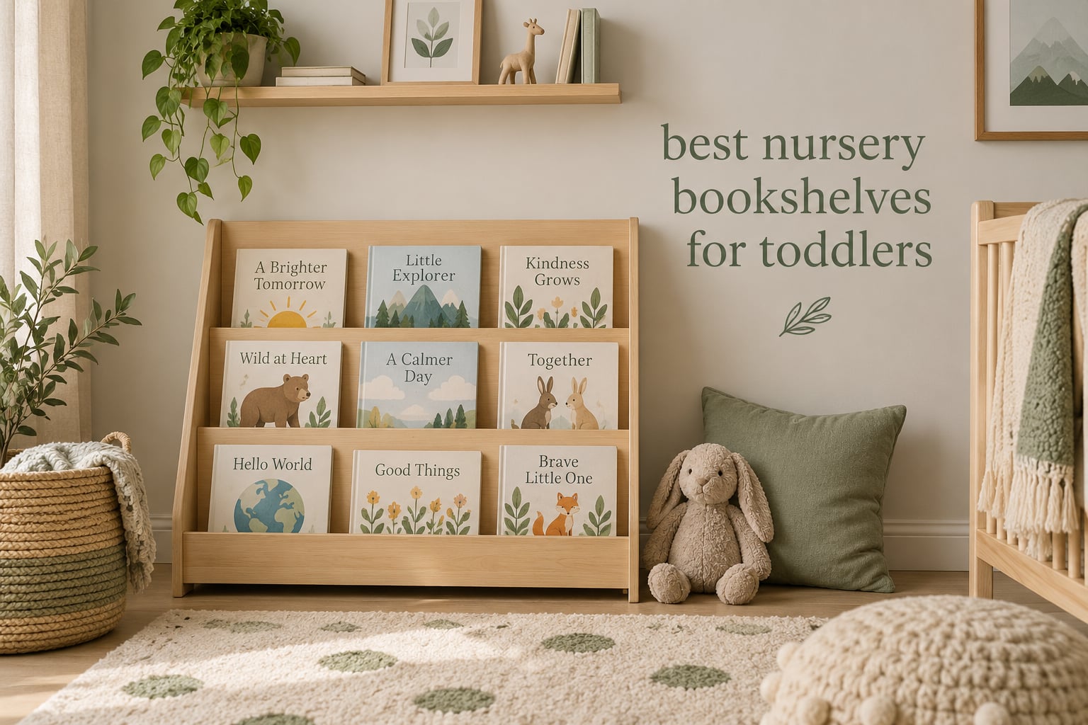 best nursery bookshelves for toddlers