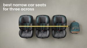best narrow car seats for three across