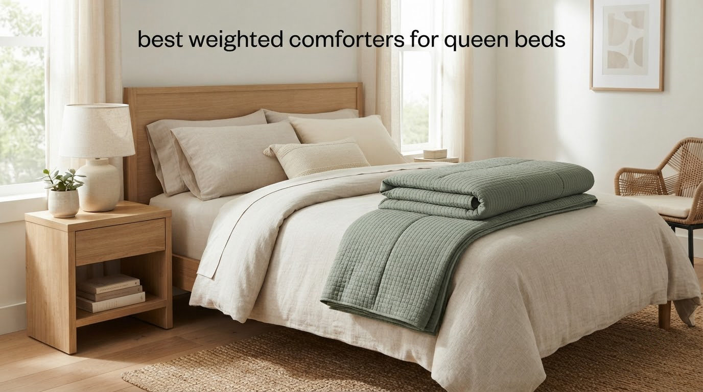 best weighted comforters for queen beds