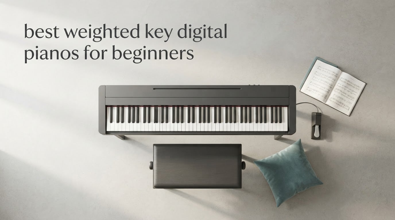 best weighted key digital pianos for beginners
