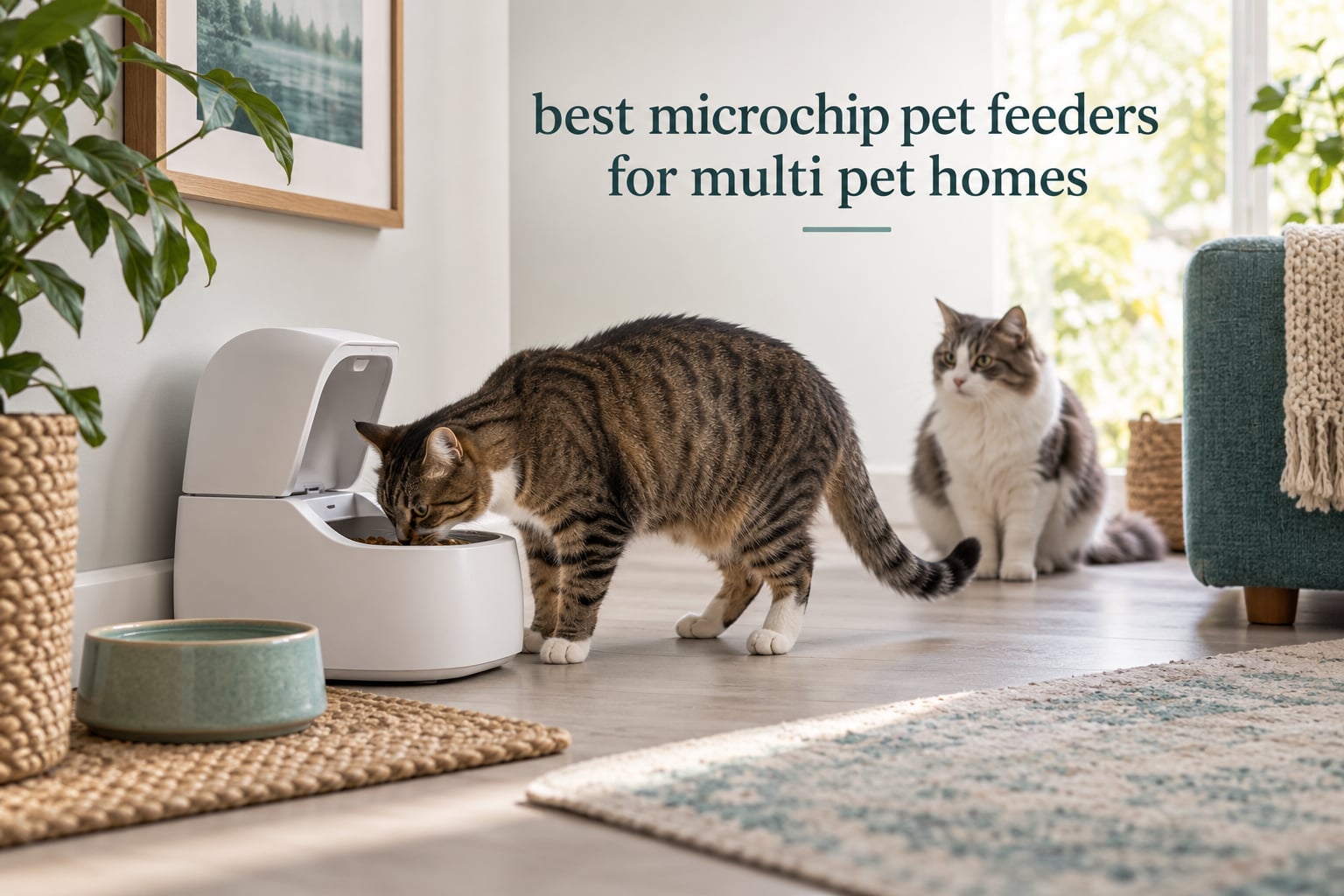 best microchip pet feeders for multi pet homes
