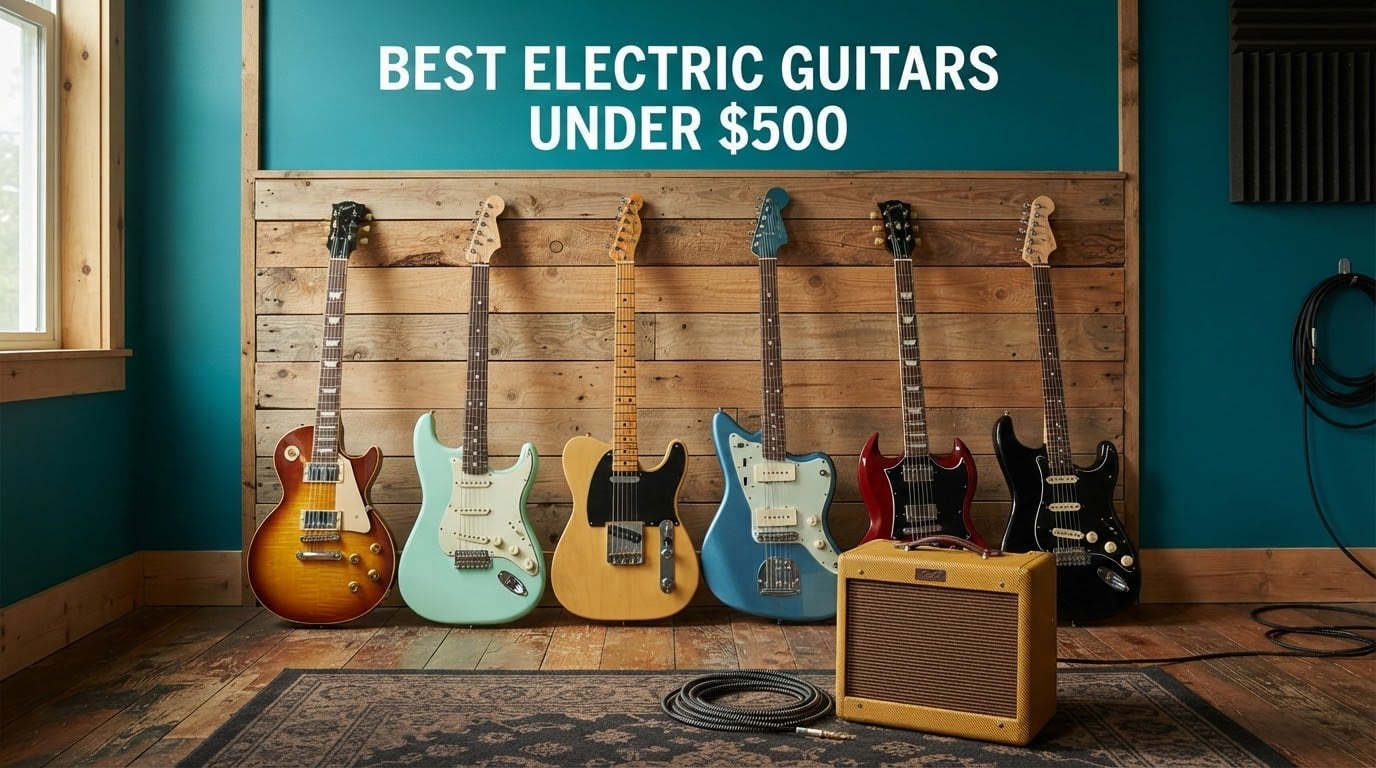 best electric guitars under $500