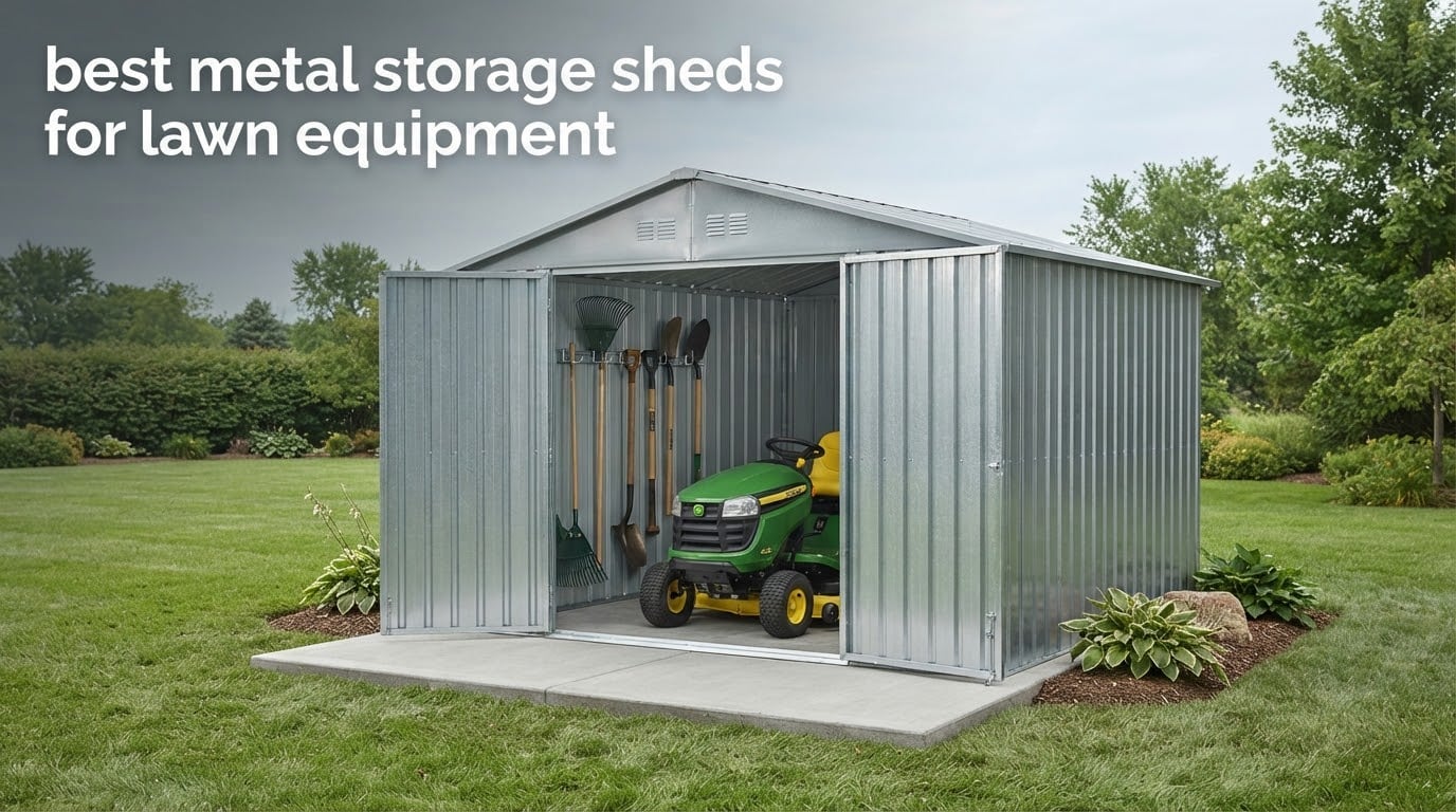 best metal storage sheds for lawn equipment