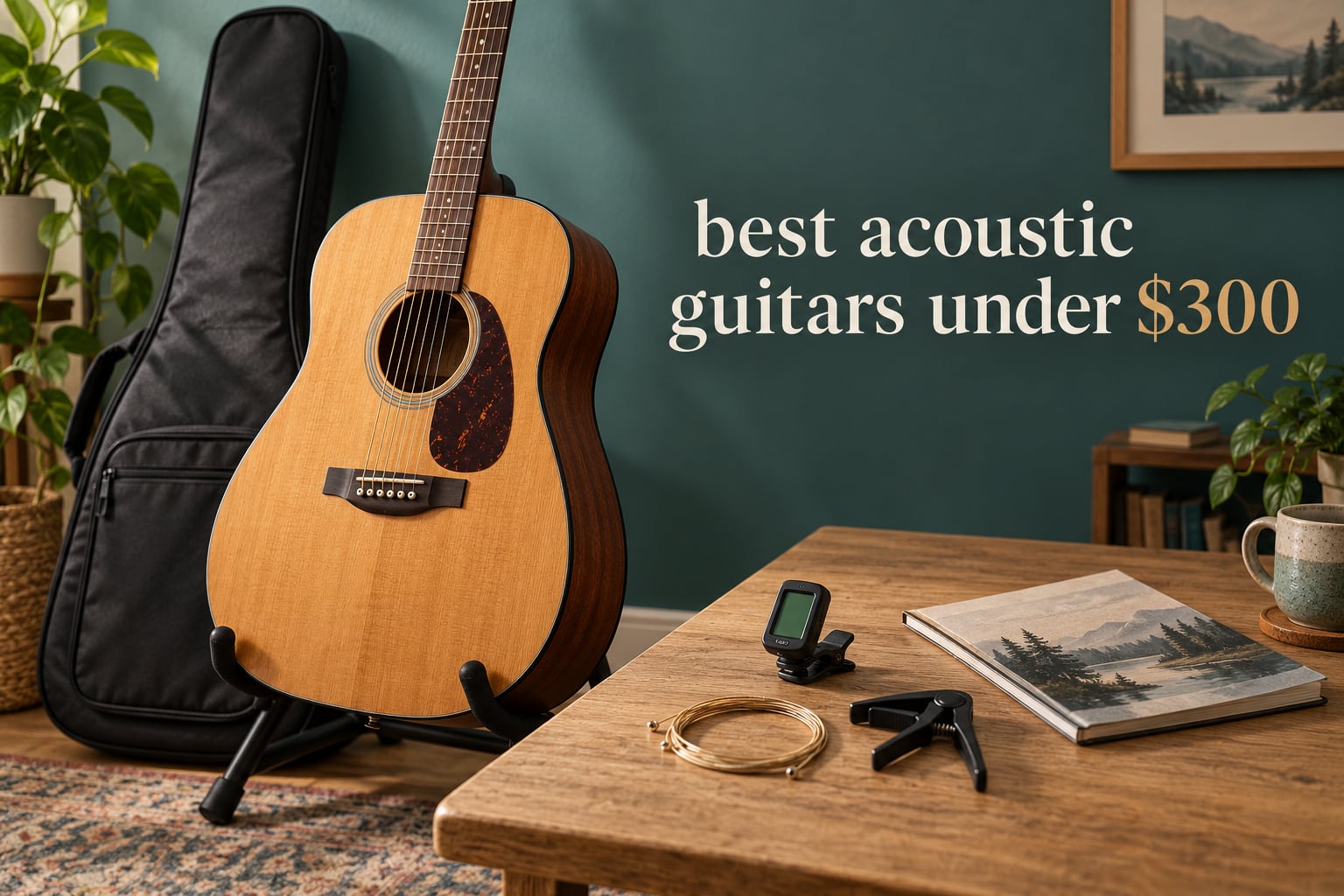 best acoustic guitars under $300