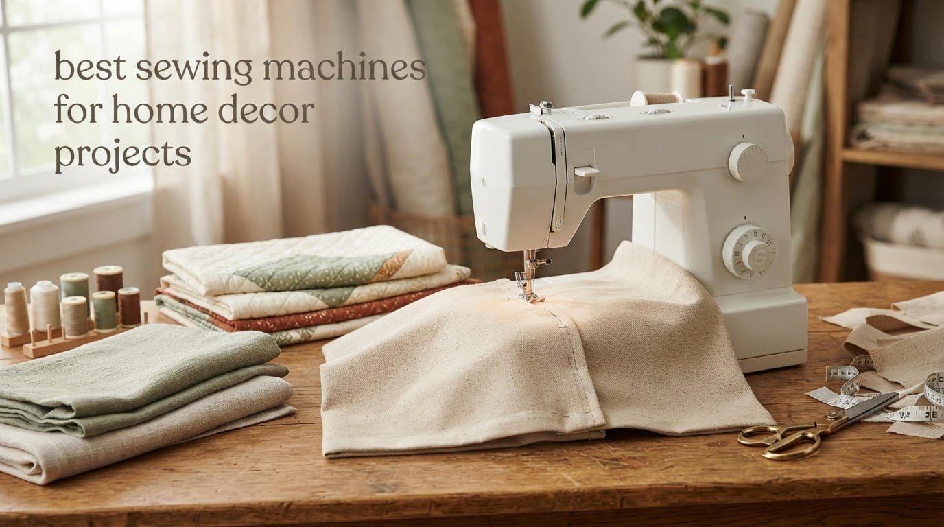 best sewing machines for home decor projects