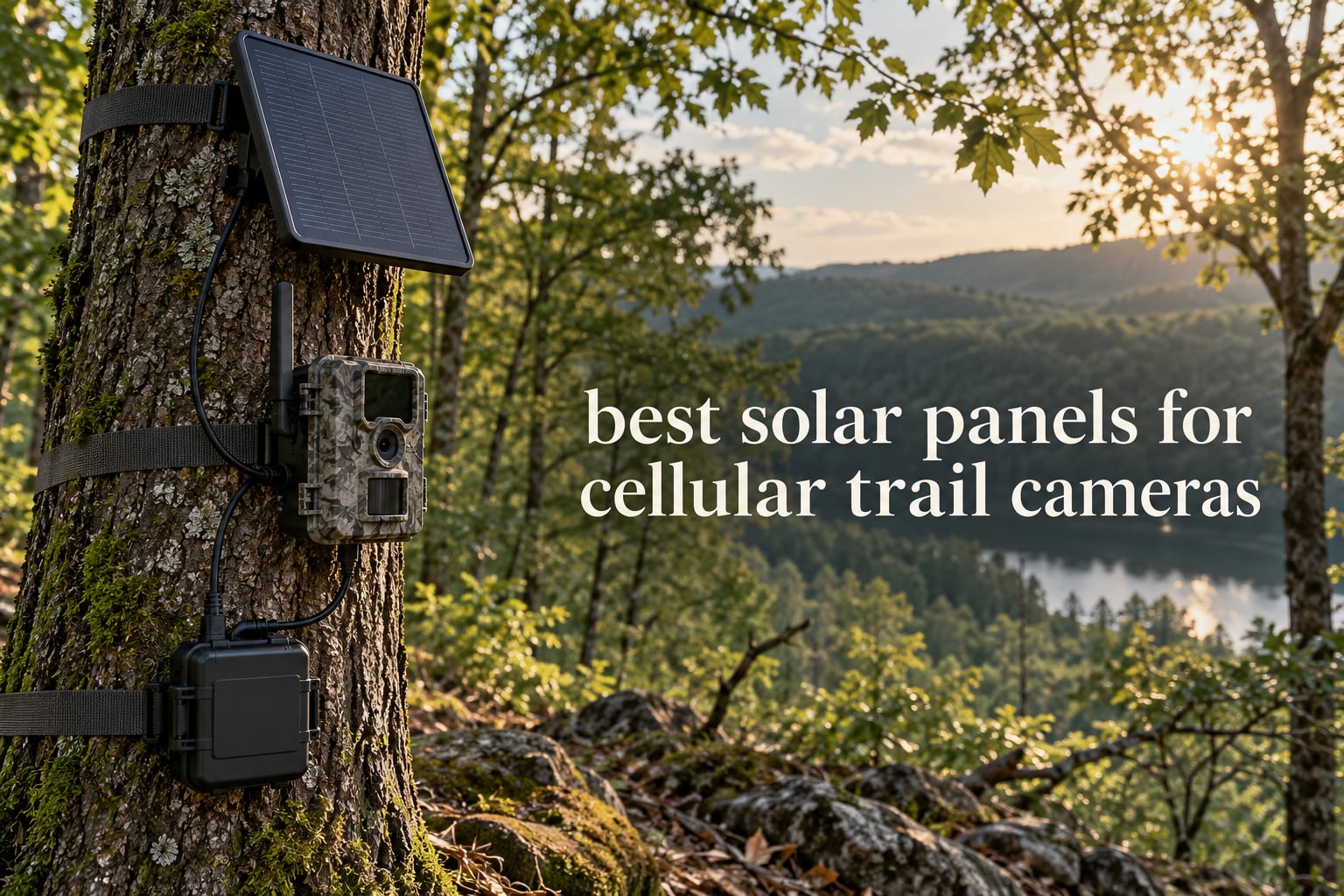best solar panels for cellular trail cameras