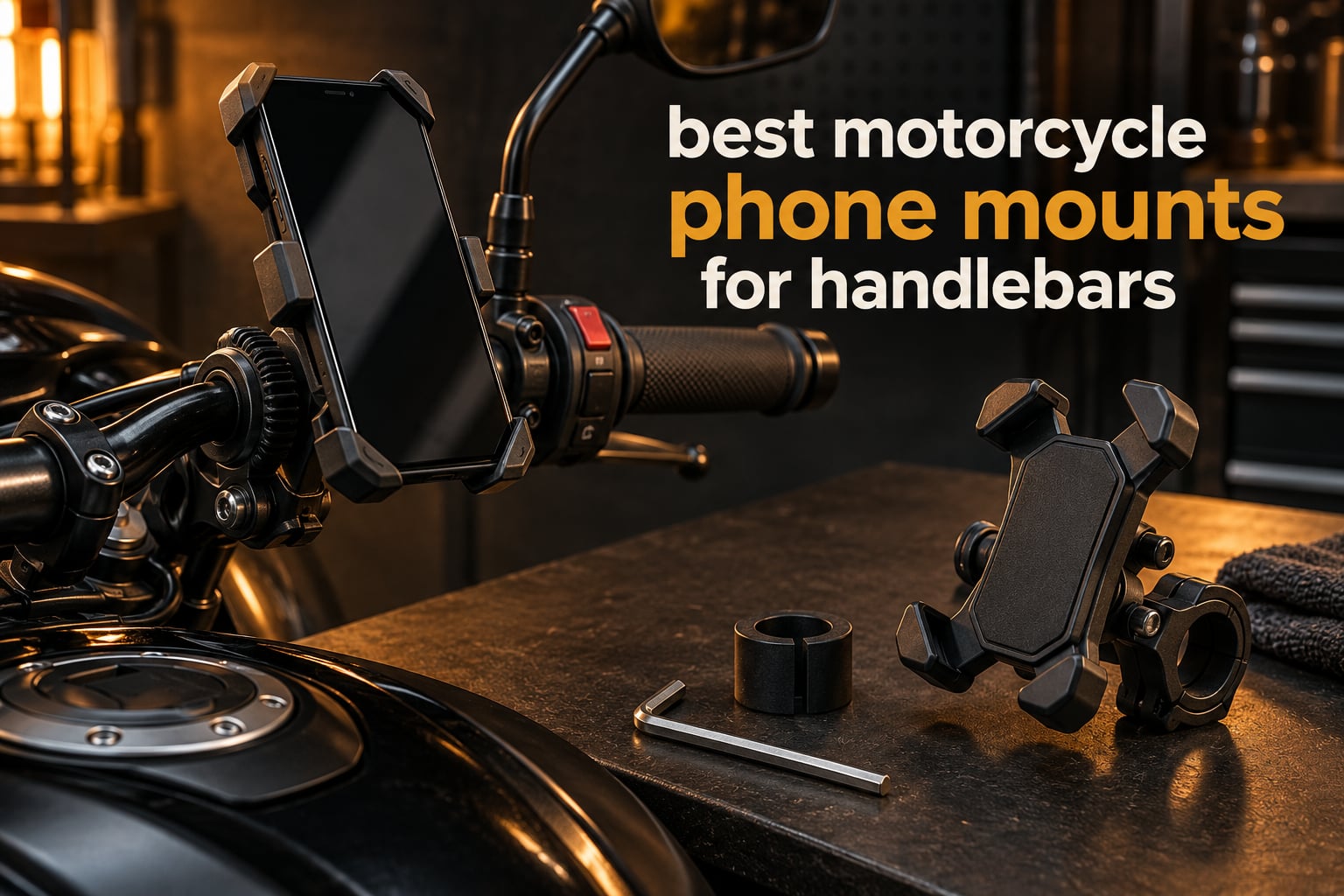 best motorcycle phone mounts for handlebars