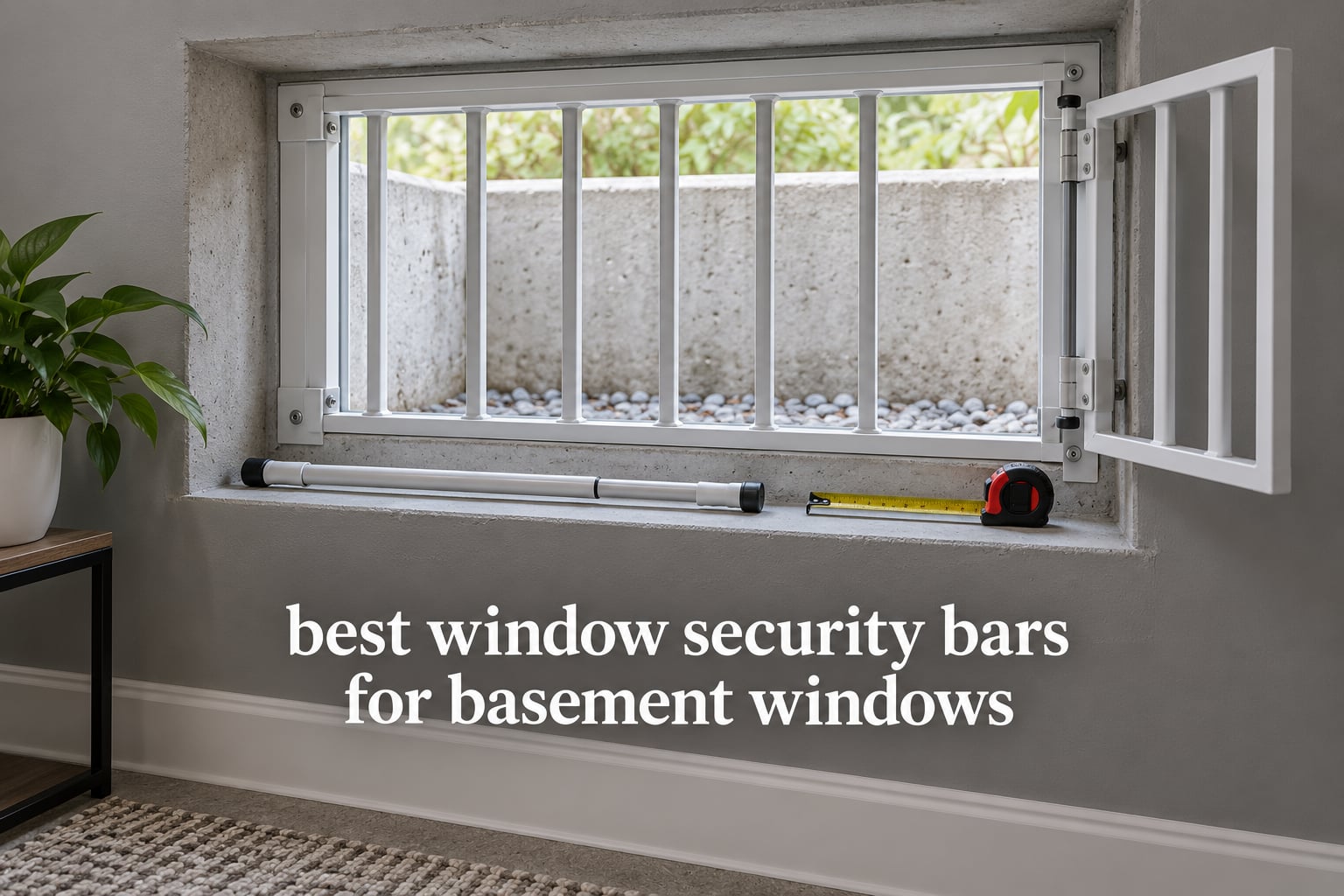 best window security bars for basement windows