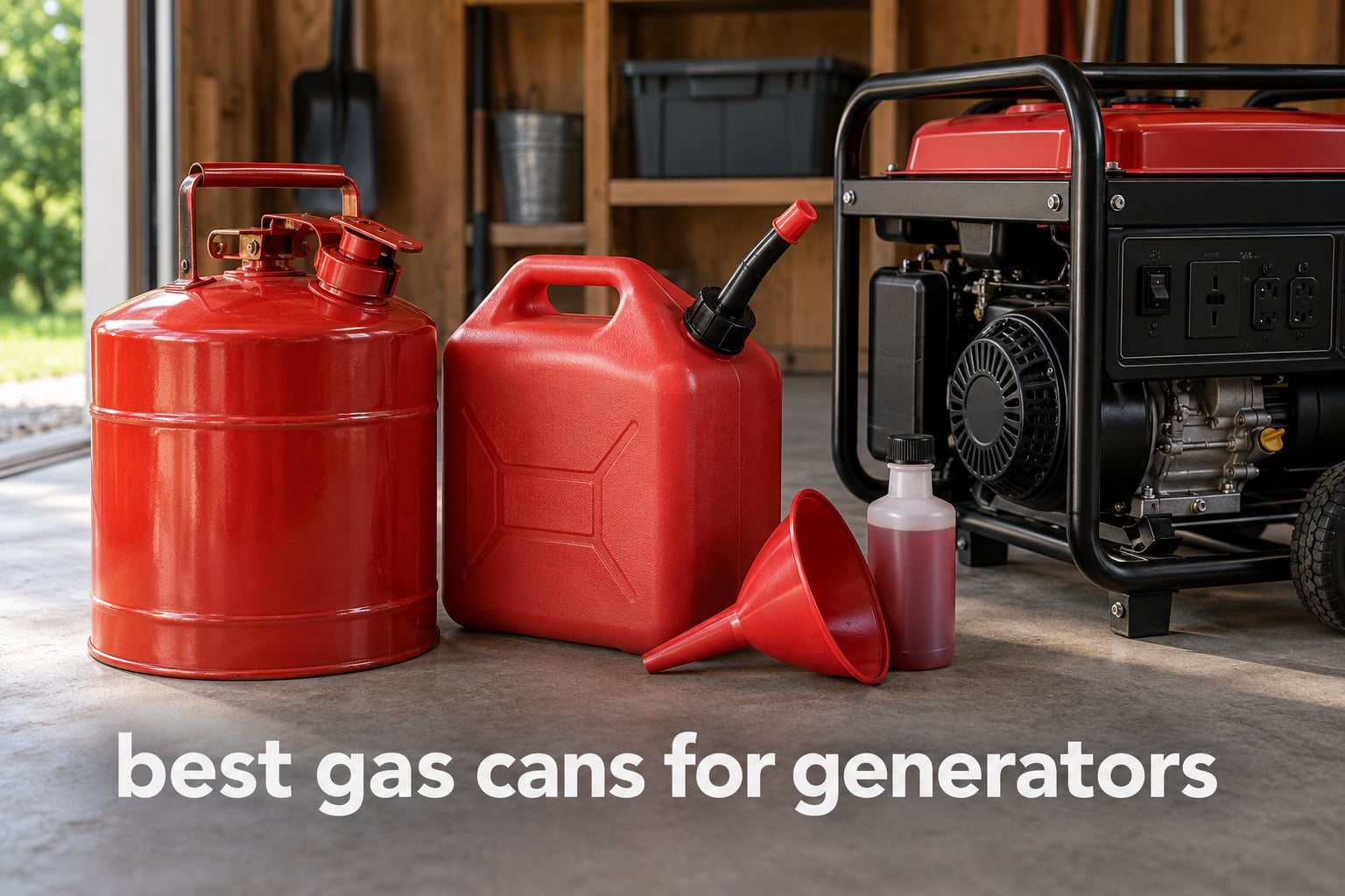 best gas cans for generators