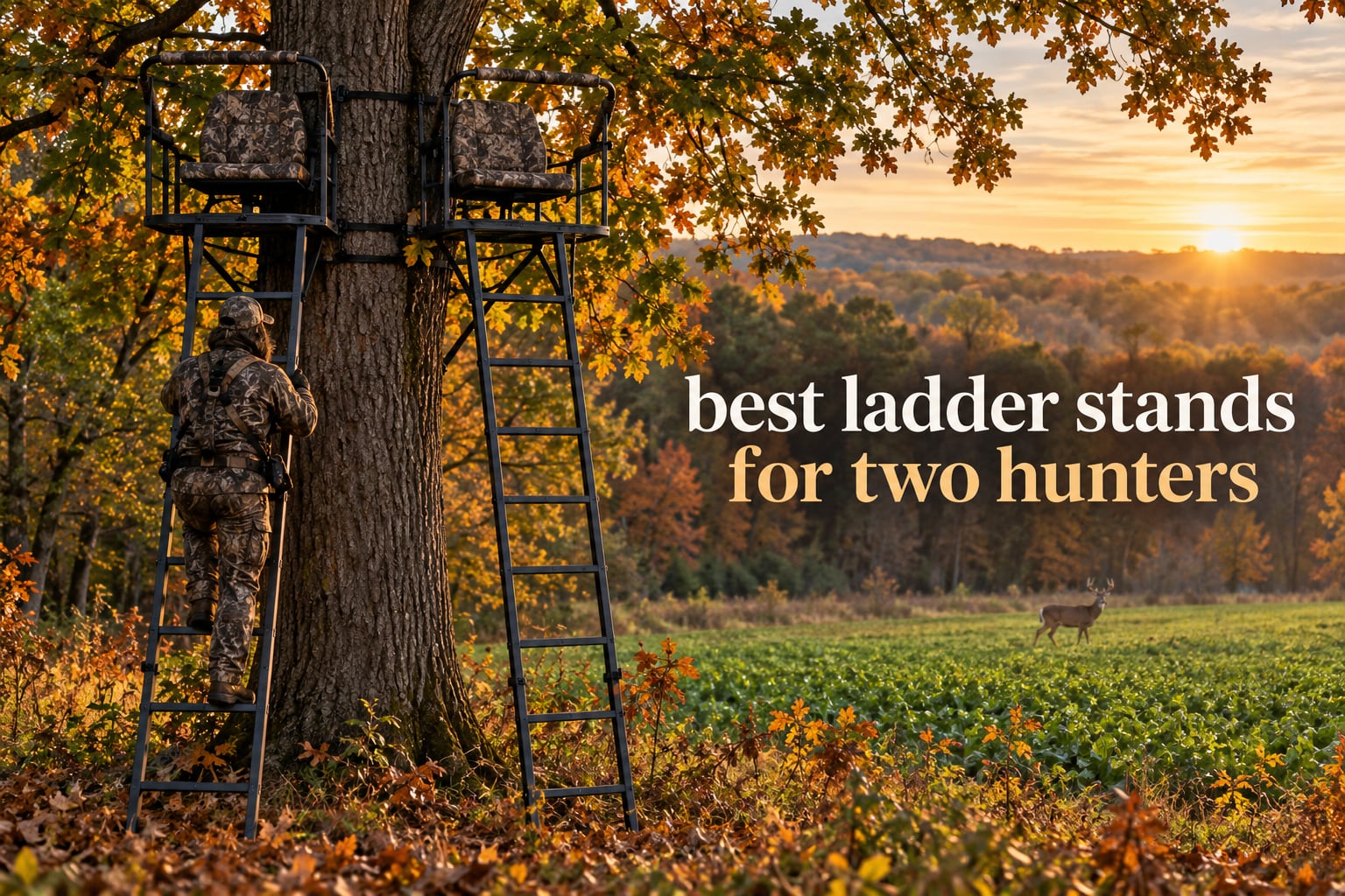 best ladder stands for two hunters