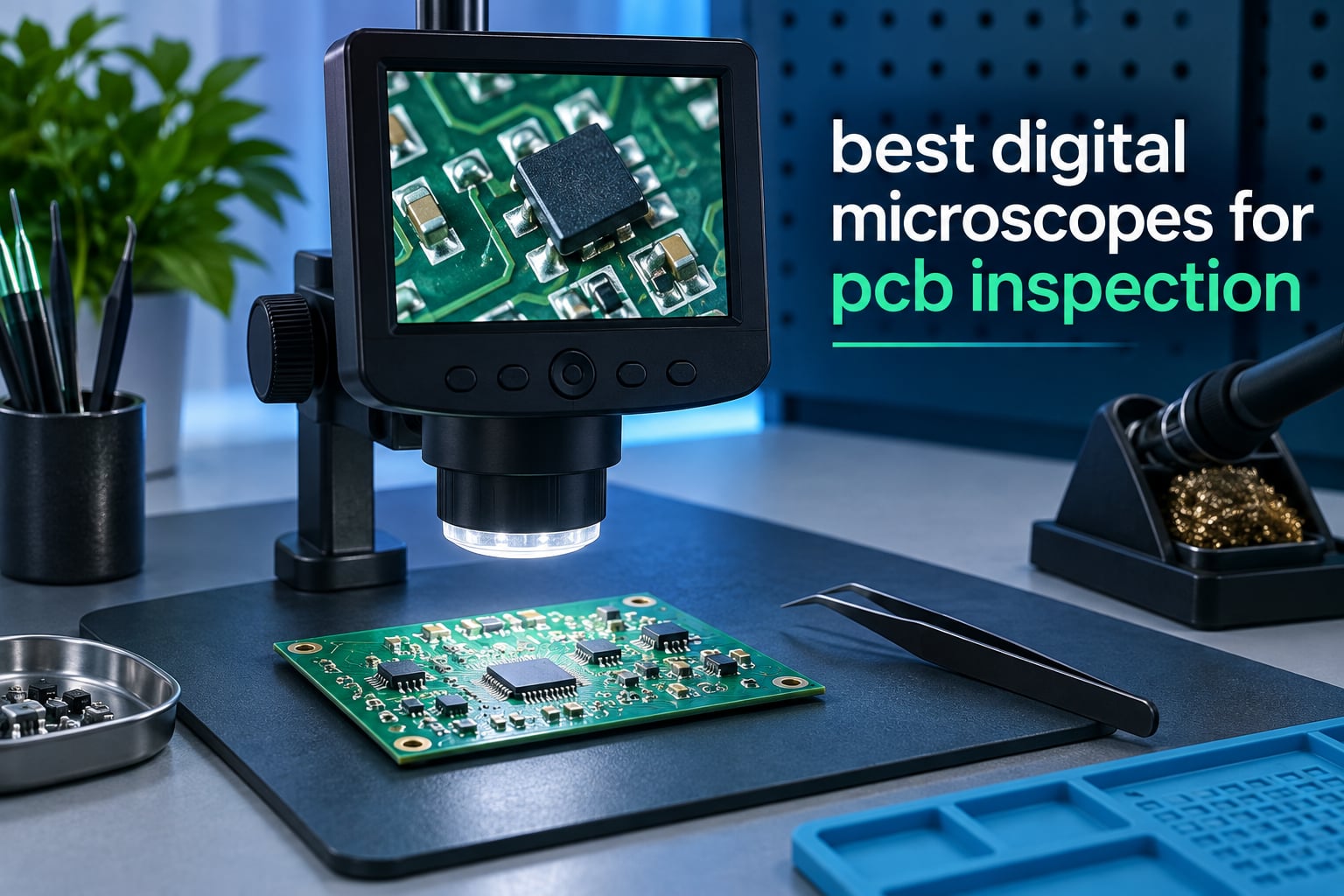 best digital microscopes for pcb inspection