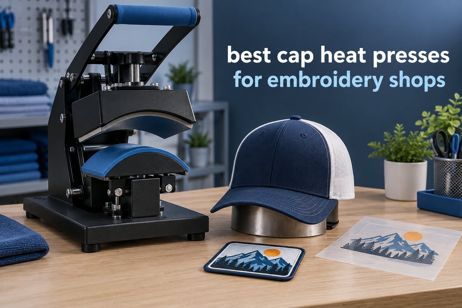 best cap heat presses for embroidery shops