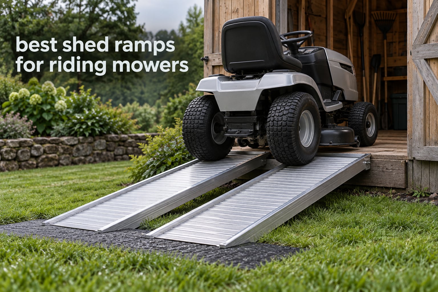 best shed ramps for riding mowers
