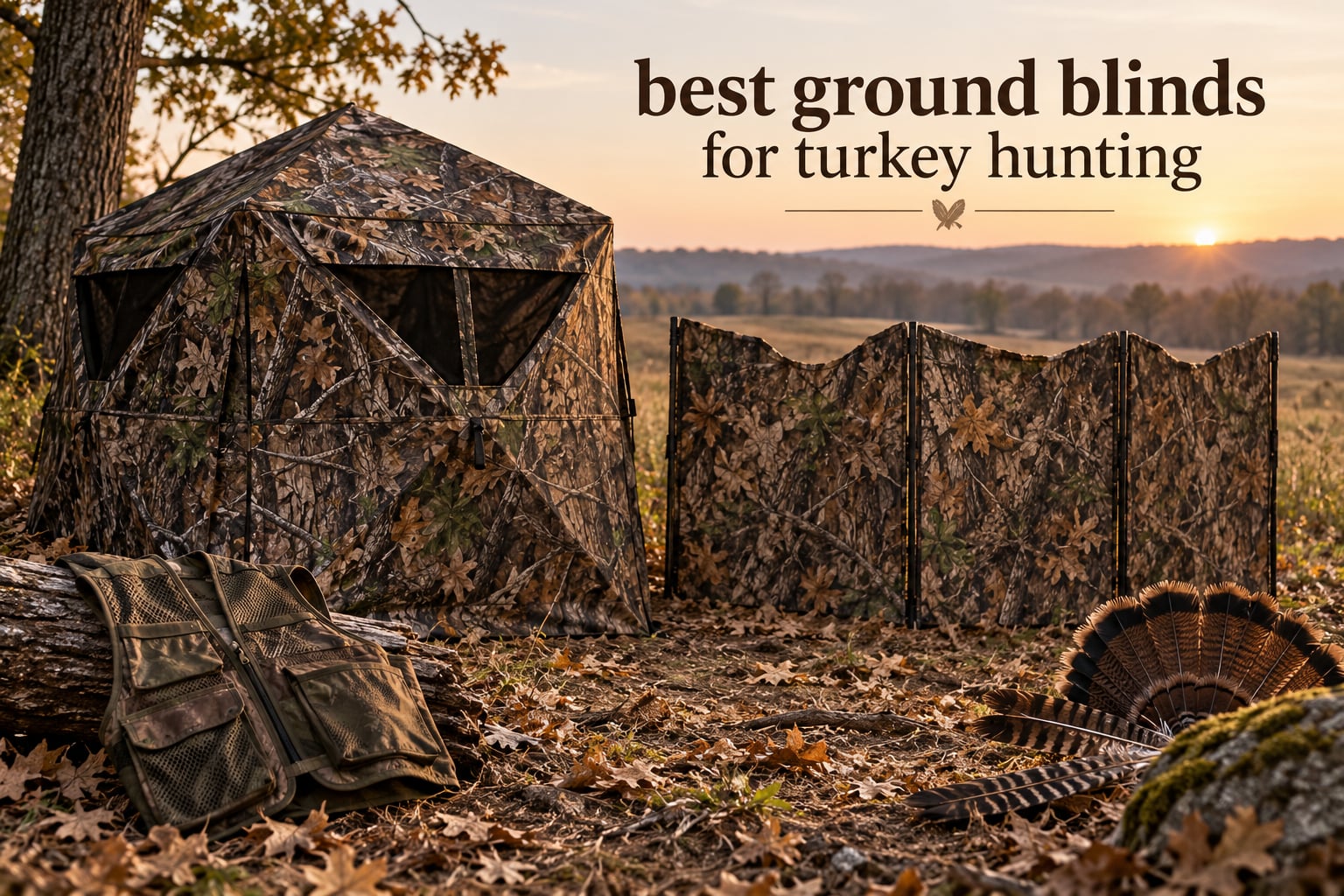 best ground blinds for turkey hunting