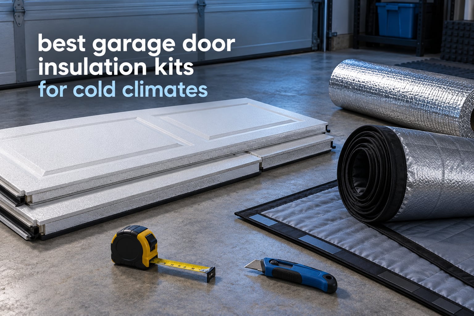 best garage door insulation kits for cold climates