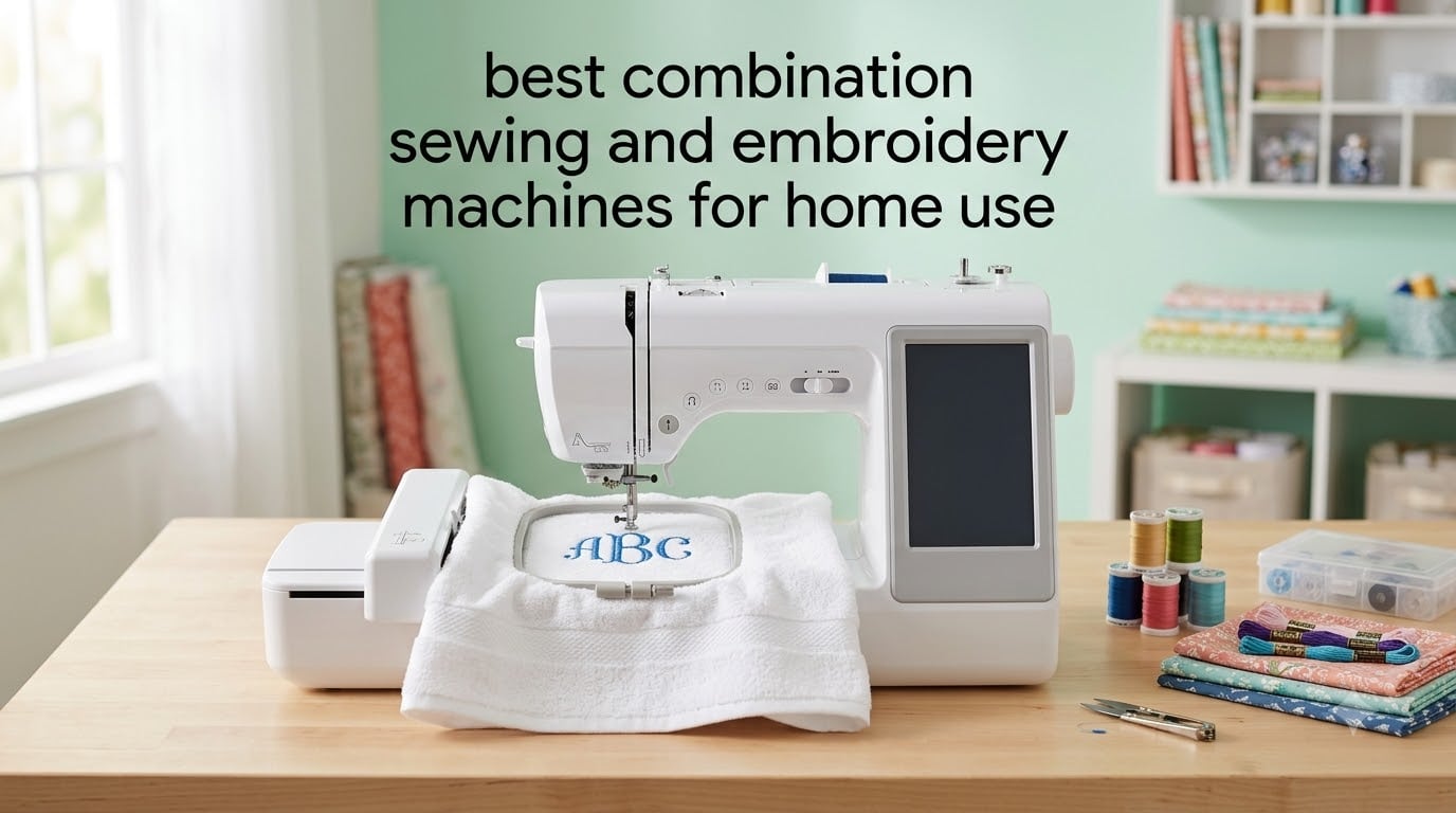 best combination sewing and embroidery machines for home use