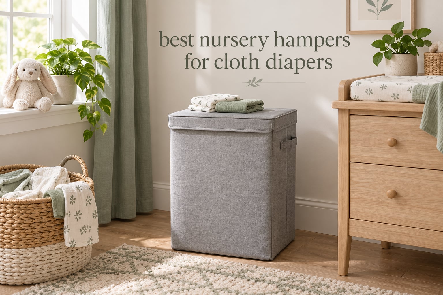 best nursery hampers for cloth diapers