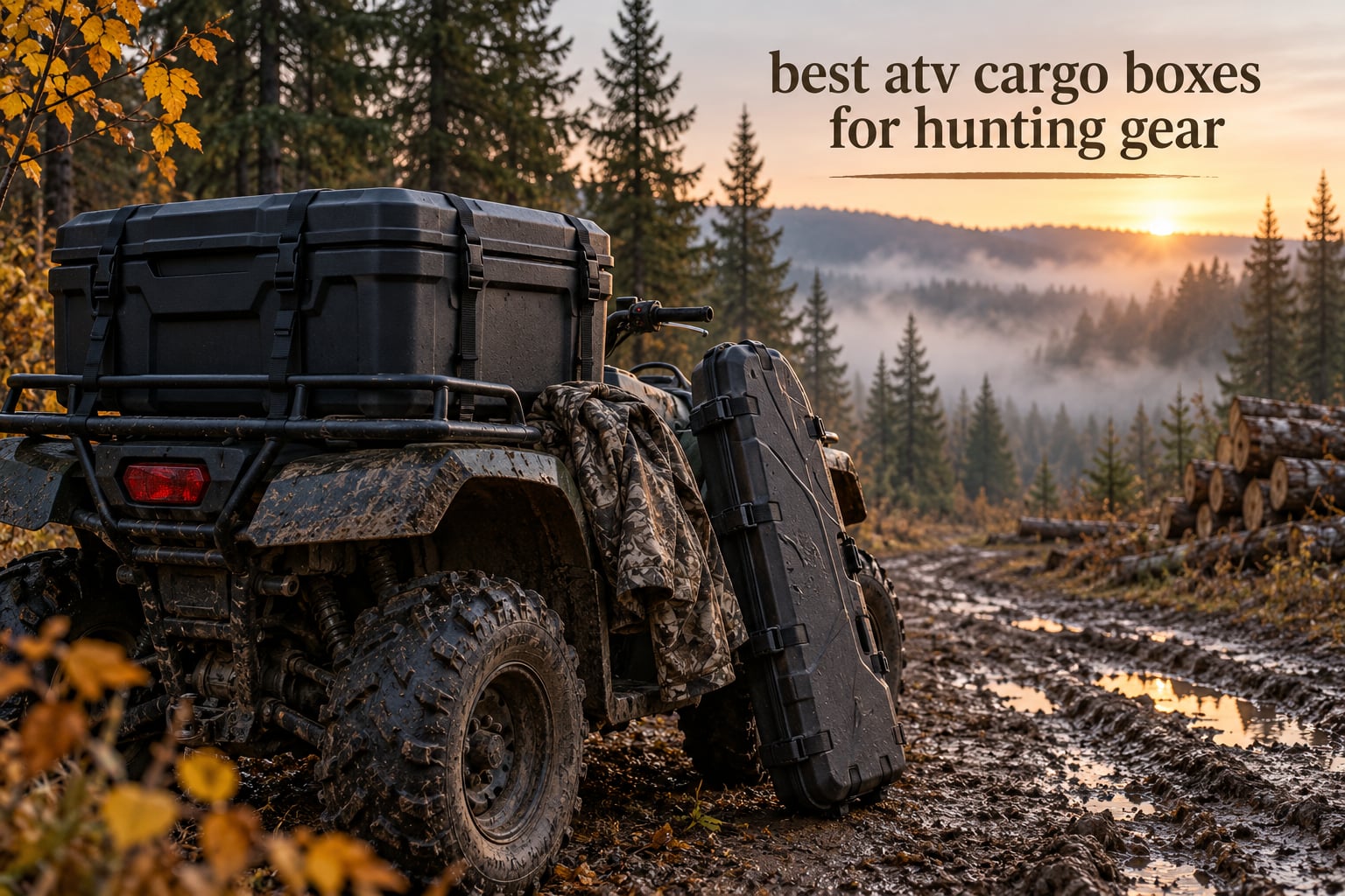 best atv cargo boxes for hunting gear