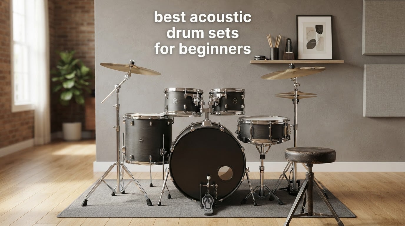 best acoustic drum sets for beginners