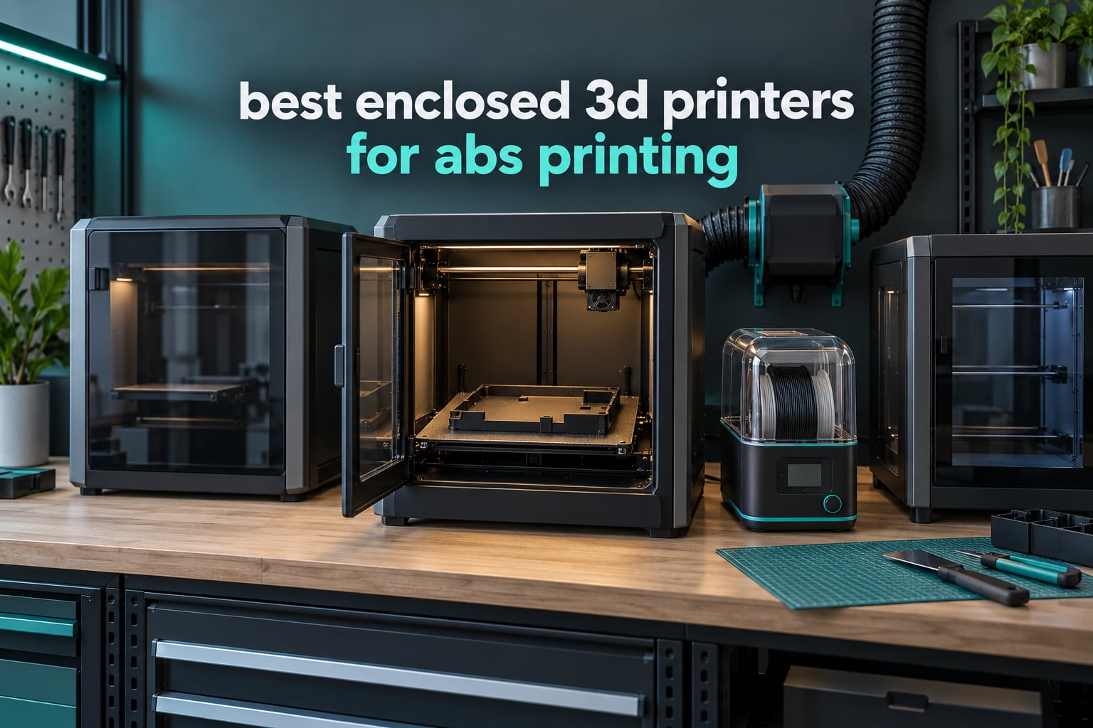 best enclosed 3d printers for abs printing