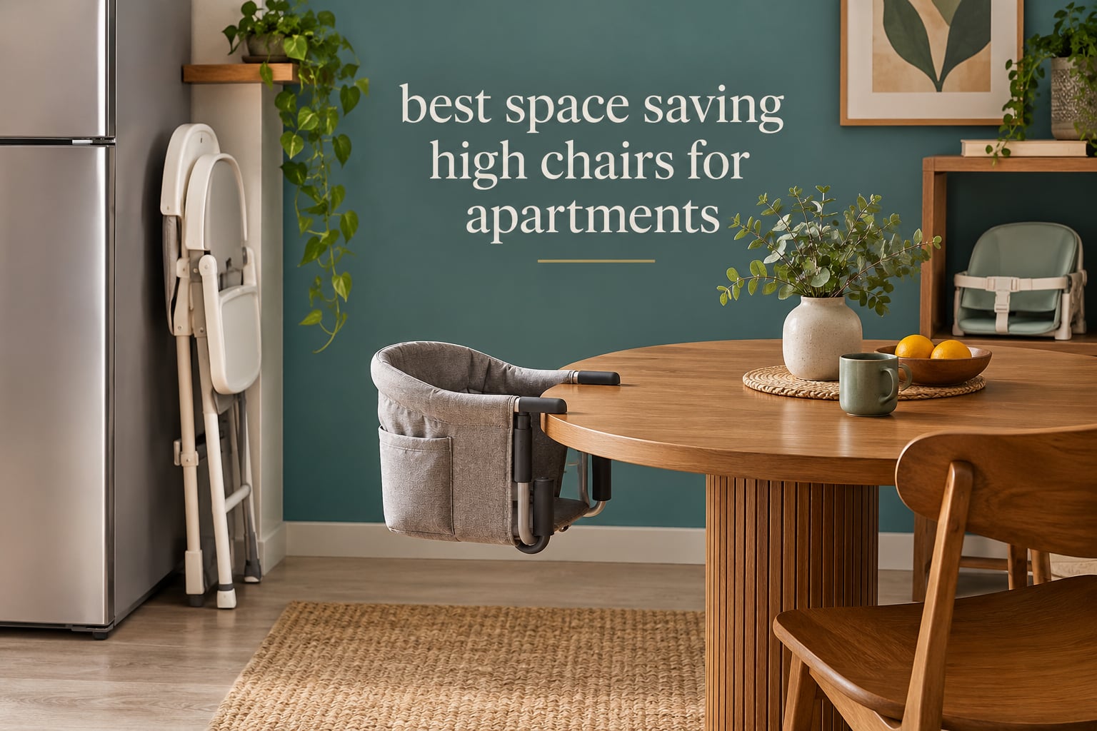 best space saving high chairs for apartments