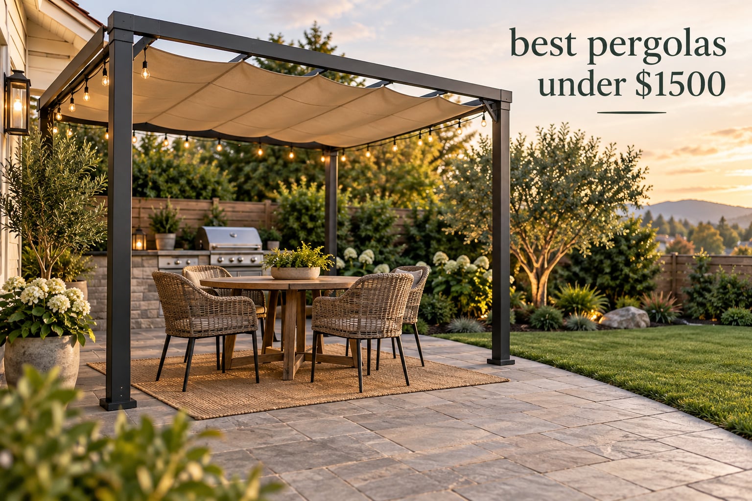 best pergolas under $1500
