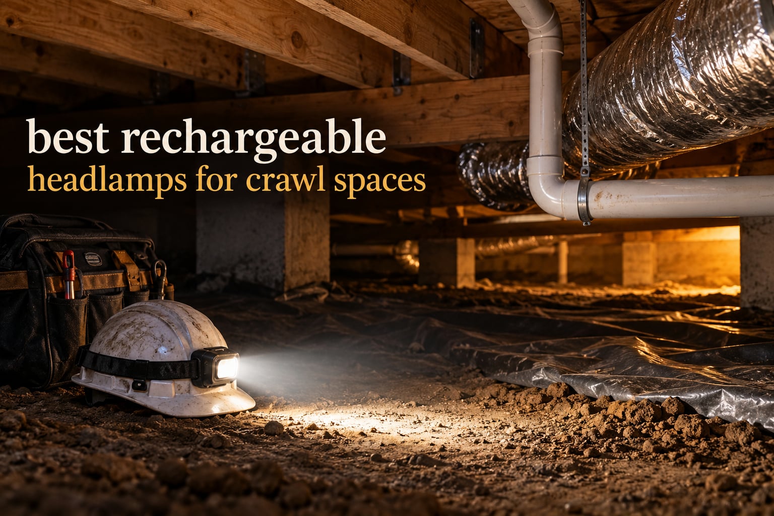 best rechargeable headlamps for crawl spaces