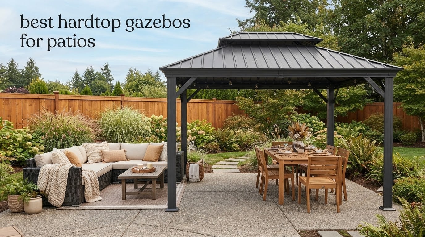 best hardtop gazebos for patios